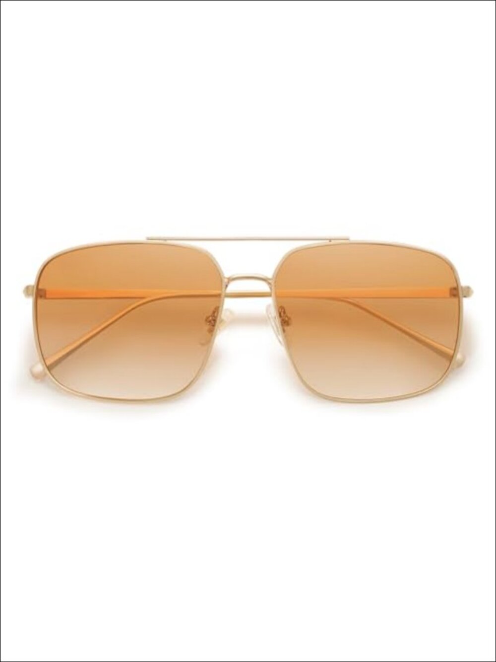 Trendy Square Aviator Sunglasses Metal Frame UV400 for Outdoor